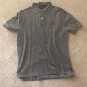 Grey Polo Ralph Lauren Classic Fit Polo